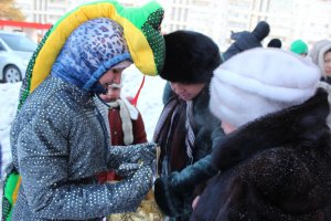 Открытие зимнего городка «Bitte». ФОТО