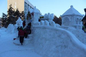 Открытие зимнего городка «Bitte». ФОТО