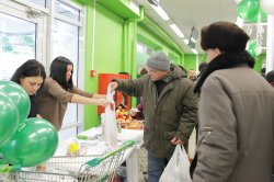 Открыт 40-ой супермаркет "Слата". ФОТО