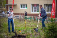 Команда "Евророс" провела субботник на территории Специализированного Дома ребенка. ФОТО