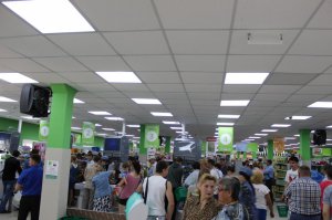 11 и 12 июня состоялось торжественное открытие дискаунтера «Хлеб-Соль» в селе Урик и супермаркета «Слата» в селе Хомутово. ФОТО
