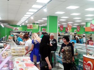 Открытие 57-ого супермаркета «Слата». ФОТО