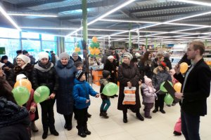 Предновогодние открытия новых супермаркетов «Гулливер». ФОТО