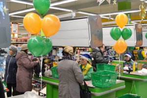 Предновогодние открытия новых супермаркетов «Гулливер». ФОТО